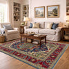 Handmade Persian Design Heriz Rug 4' 0" x 6' 7" (ft) - No. R37382