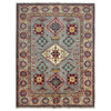 Grey Color Kazak Rug 4' 8" x 6' 5" (ft) - No. R37385