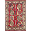 Red Color Kazak Rug 4' 0" x 5' 10" (ft) - No. R37386