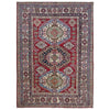 Hand Knotted Kazak Rug 4' 11" x 7' 3" (ft) - No. R37390