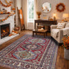 Hand Knotted Kazak Rug 4' 11" x 7' 3" (ft) - No. R37390