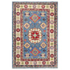 Hand Knotted Kazak Rug 3' 8" x 5' 11" (ft) - No. R37396