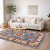 Hand Knotted Kazak Rug 3' 8" x 5' 11" (ft) - No. R37396