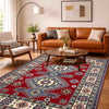 Oriental Kazak Rug 4' 11" x 6' 5" (ft) - No. R37397
