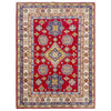 Hand Knotted Kazak Rug 4' 8" x 6' 7" (ft) - No. R37398
