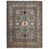 Hand Knotted Kazak Rug 4' 9" x 6' 4" (ft) - No. R37401