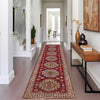 Red Color Kazak Runner 2' 8" x 8' 4" (ft) - No. R37406