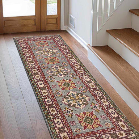 Oriental Kazak Runner 2' 2" x 6' 1" (ft) - No. R37408