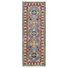 Hand Knotted Kazak Runner 2' 1" x 6' 3" (ft) - No. R37415