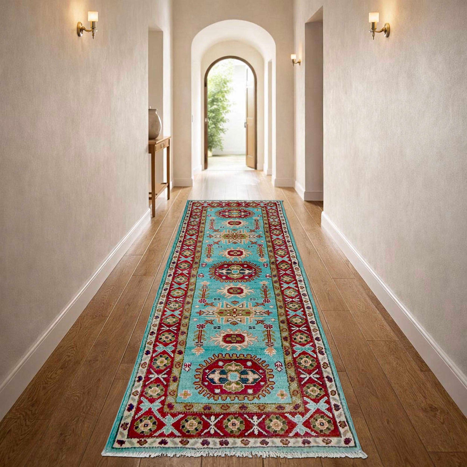 Hand Knotted Kazak Runner 1' 10" x 5' 7" (ft) - No. R37419