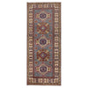 Grey Color Kazak Runner 2' 6" x 6' 4" (ft) - No. R37424