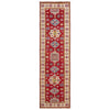 Red Color Kazak Runner 2' 6" x 9' 11" (ft) - No. R37426