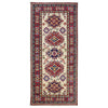Ivory Color Kazak Runner 2' 7" x 6' 9" (ft) - No. R37430