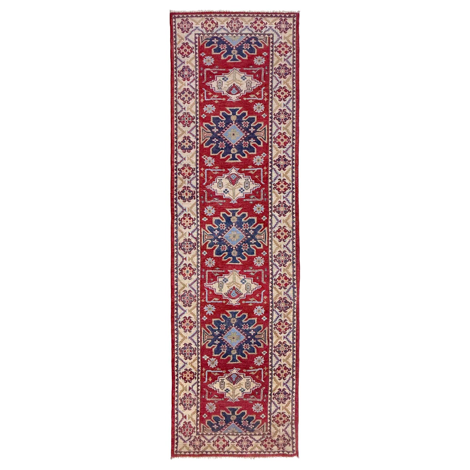 Red Color Kazak Runner 2' 9" x 9' 9" (ft) - No. R37435