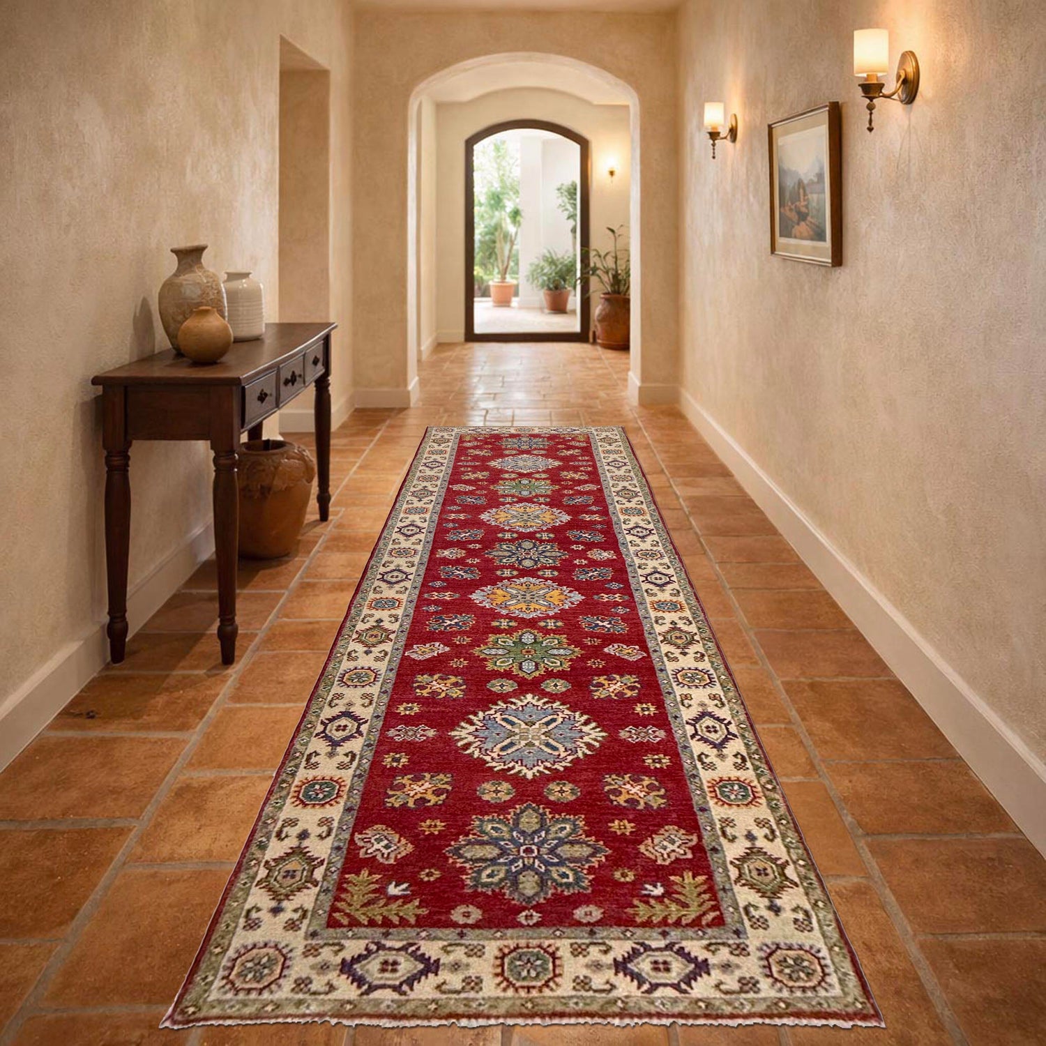 Oriental Kazak Runner 2' 8" x 9' 9" (ft) - No. R37438
