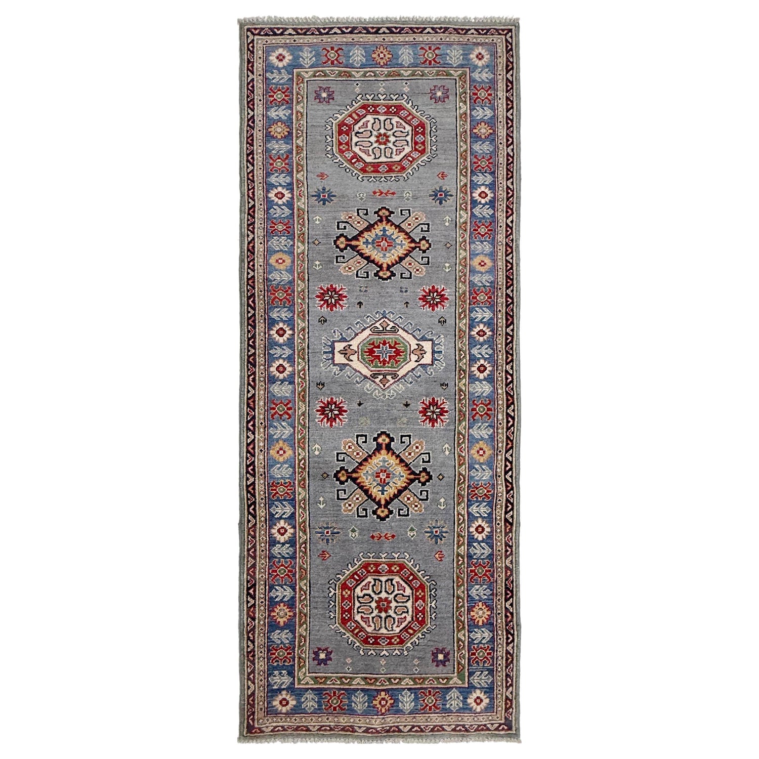 Oriental Kazak Runner 2' 9" x 7' 9" (ft) - No. R37440