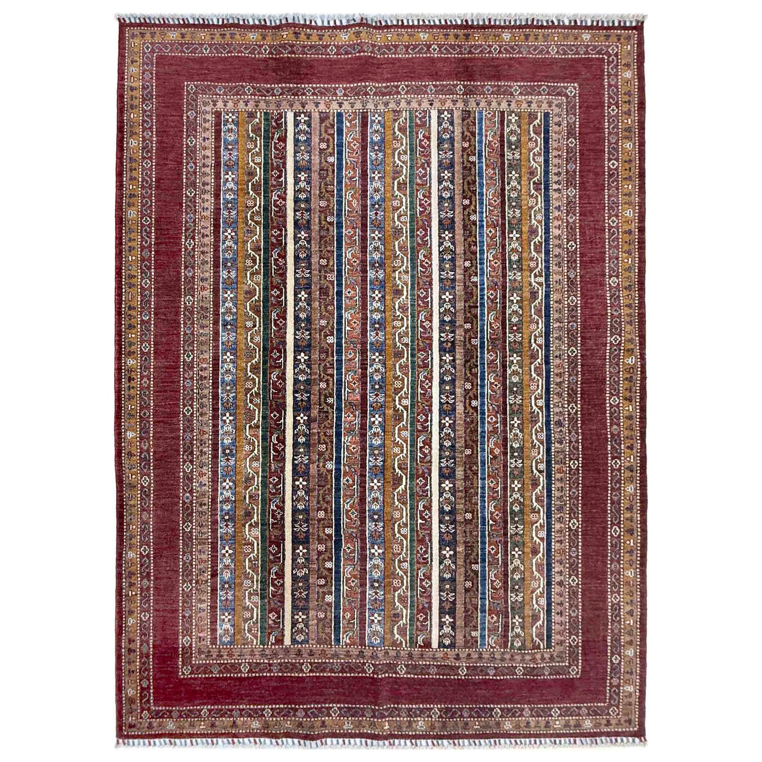 Handcrafted Shawl Design Carpet 5' 9" x 7' 9" (ft) - No. R37461