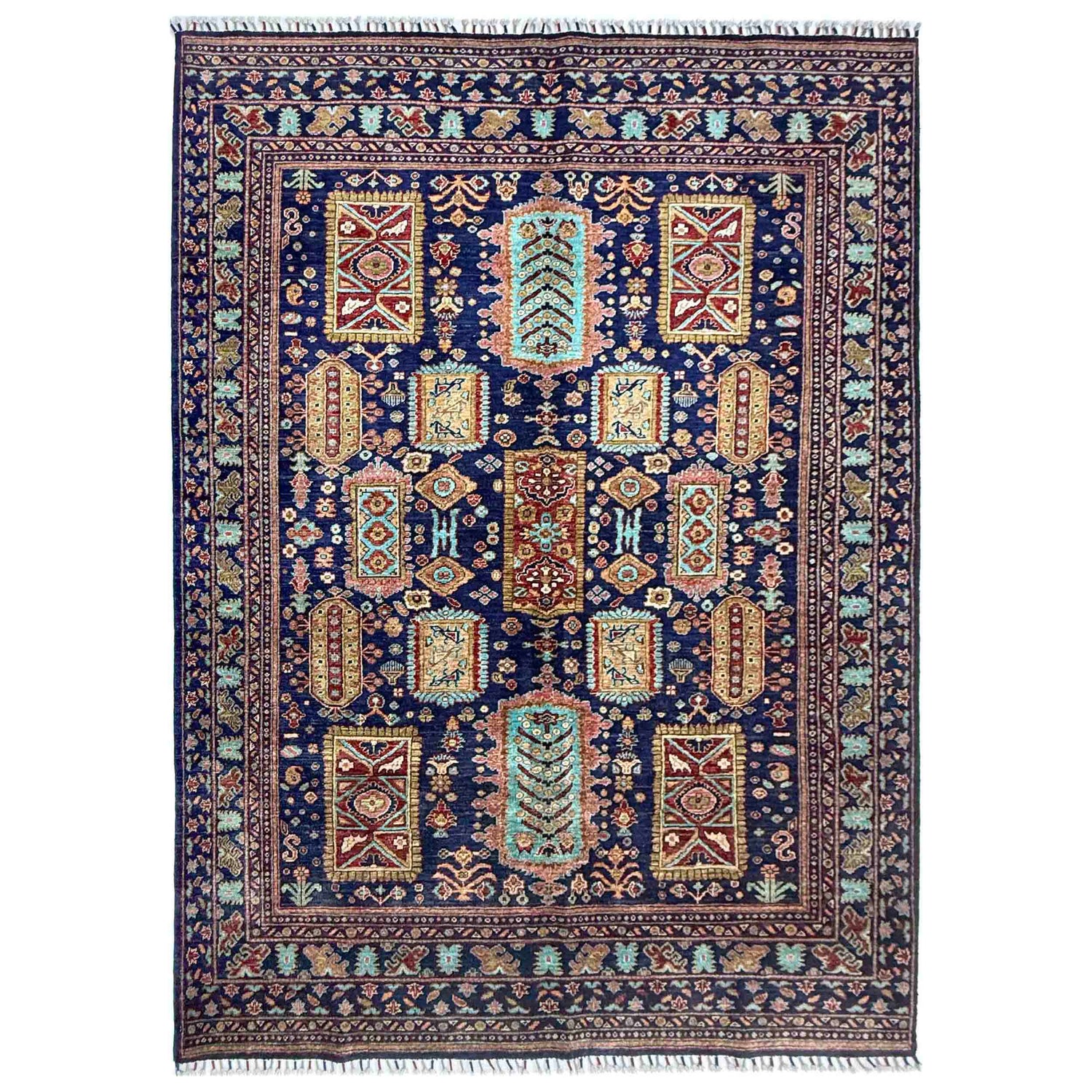 Premium Quality Kazak Rug 5' 6" x 7' 10" (ft) - No. R37462