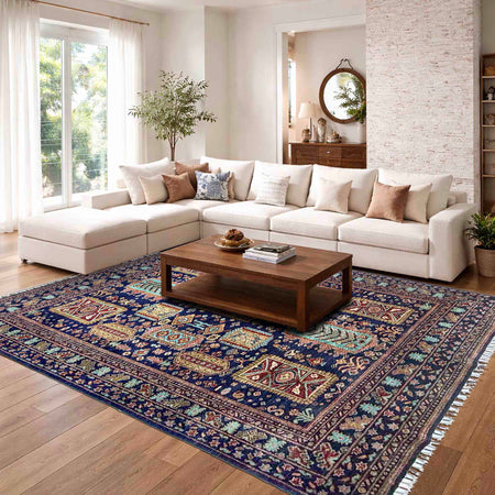 Premium Quality Kazak Rug 5' 6" x 7' 10" (ft) - No. R37462