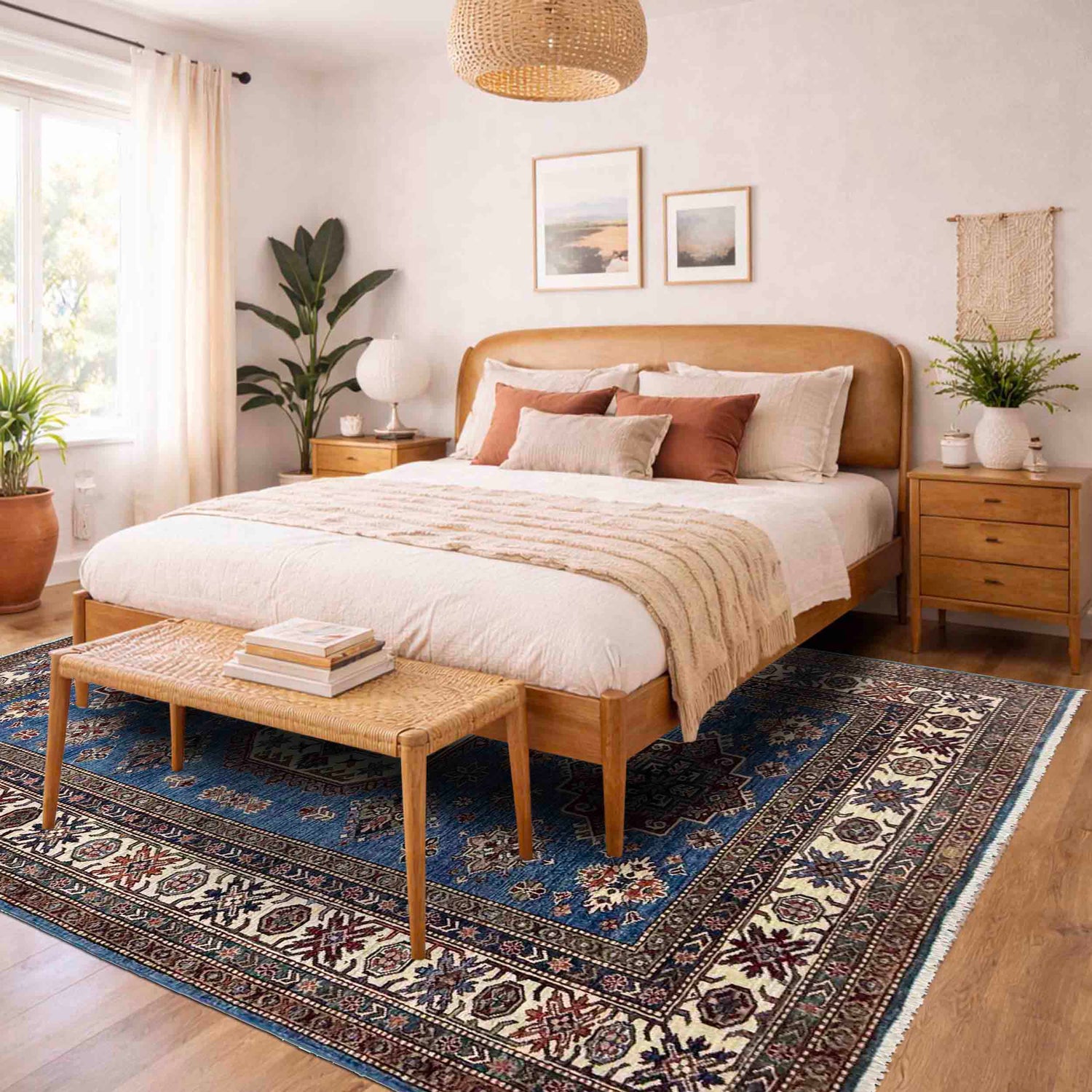 Luxury Kazak Qaleen 5' 9" x 7' 11" (ft) - No. R37464