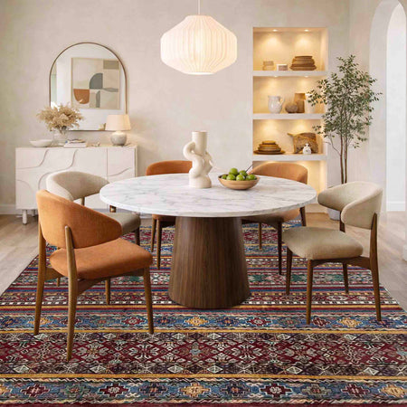 Handmade Gabbeh Qaleen Pakistan 5' 7" x 7' 11" (ft) - No. R37465