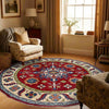 Handmade Kazak Round Carpet 5' 10" x 5' 10" (ft) - No. R37466