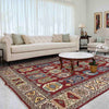 Hand Knotted Kazak Rug 6' 6" x 10' 1" (ft) - No. R37469