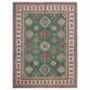Green Color Kazak Rug 6' 9" x 10' 0" (ft) - No. R37479