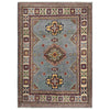 Grey Color Kazak Rug 3' 3" x 4' 9" (ft)- No. R37481