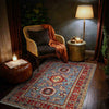 Blue Color Kazak Rug 2' 7" x 4' 0" (ft) - No. R37486