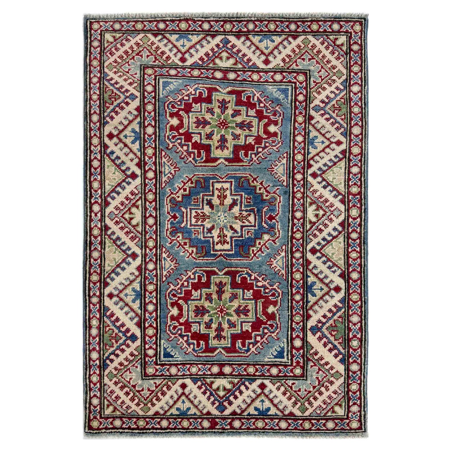 Oriental Kazak Rug 2' 7" x 4' 0" (ft) - No. R37489