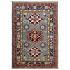 Grey Color Kazak Rug 2' 6" x 3' 11" (ft) - No. R37492