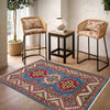Hand Knotted Kazak Rug 2' 8" x 4' 1" (ft) - No. R37493