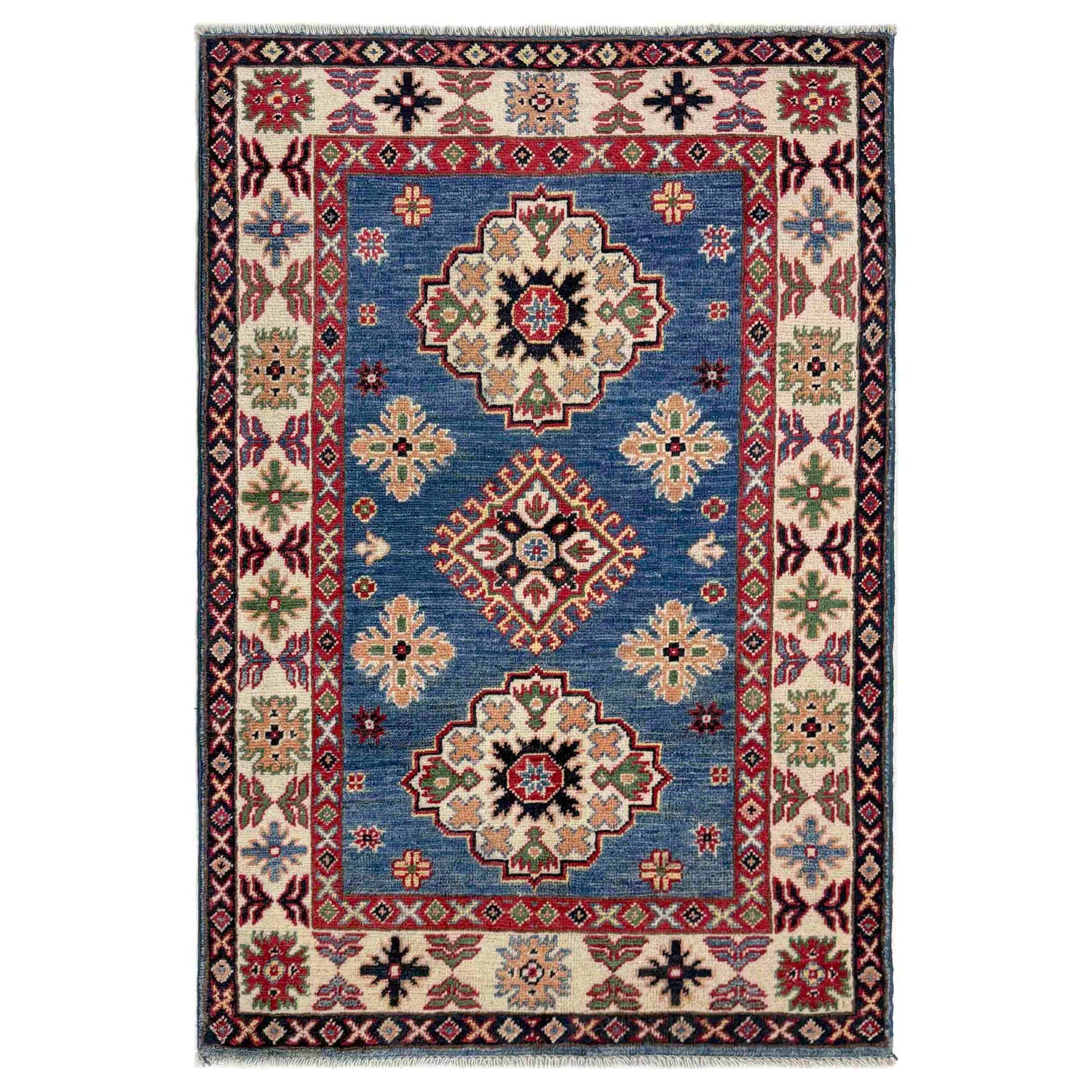 Oriental Kazak Rug 2' 7" x 4' 1" (ft) - No. R37494