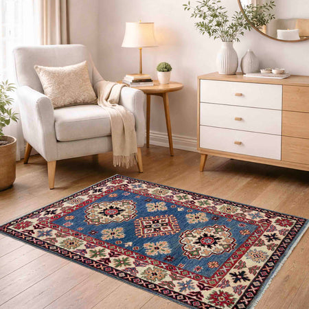 Oriental Kazak Rug 2' 7" x 4' 1" (ft) - No. R37494