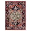 Handmade Persian Design Heriz Rug 2' 8" x 4' 2" (ft) - No. R37496