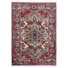 Hand Knotted Persian Design Heriz Rug 2' 8" x 4' 0" (ft) - No. R37499