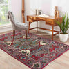 Handmade Persian Design Heriz Rug 2' 7" x 4' 0" (ft) - No. R37500