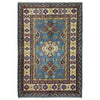 Oriental Kazak Rug 3' 3" x 4' 10" (ft)- No. R37502