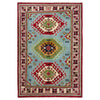 Oriental Kazak Rug 3' 3" x 4' 11" (ft)- No. R37504