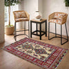 Ivory Color Kazak Rug 3' 4" x 4' 7" (ft)- No. R37505