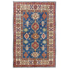 Hand Knotted Kazak Rug 2' 11" x 4' 9" (ft)- No. R37511