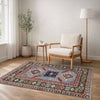 Oriental Kazak Rug 3' 2" x 4' 9" (ft)- No. R37514