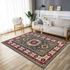 Green Color Kazak Rug 3' 2" x 4' 9" (ft)- No. R37516