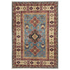 Hand Knotted Kazak Rug 3' 3" x 5' 1" (ft)- No. R37520