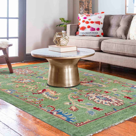 Oriental Sultani Carpet 3' 4" x 4' 10" (ft) - No. R37523