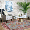 Hand Knotted Kazak Rug 3' 4" x 4' 11" (ft)- No. R37525