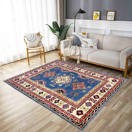 Oriental Kazak Rug 3' 2" x 4' 9" (ft)- No. R37528