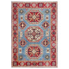 Blue Color Kazak Rug 3' 4" x 4' 10" (ft)- No. R37529