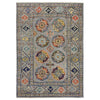 Handmade Grey Color Waziri Rug 3' 3" x 4' 11" (ft) - No. R37530